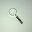 Hand Loupe -  50mm Magnifier with plastic lens and ebonite handle 3&4.5X
