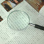 Hand Loupe -  75mm Magnifier with ebonite handle 2.5X
