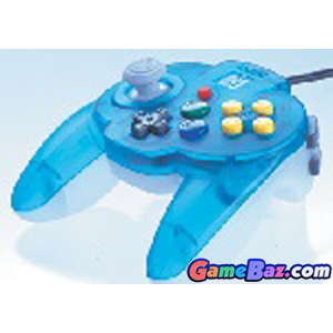 N64 Hori Mini Pad 64 ~ Ocean Blue [pre-owned] Picture / Boxart