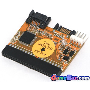 IDE to 2 x SATA Drive Converter Adapter + Power Cord (63004) Picture / Boxart