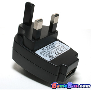 iPod AC to *USB* Adapter ~ 110-220v UK Plug to USB Picture / Boxart